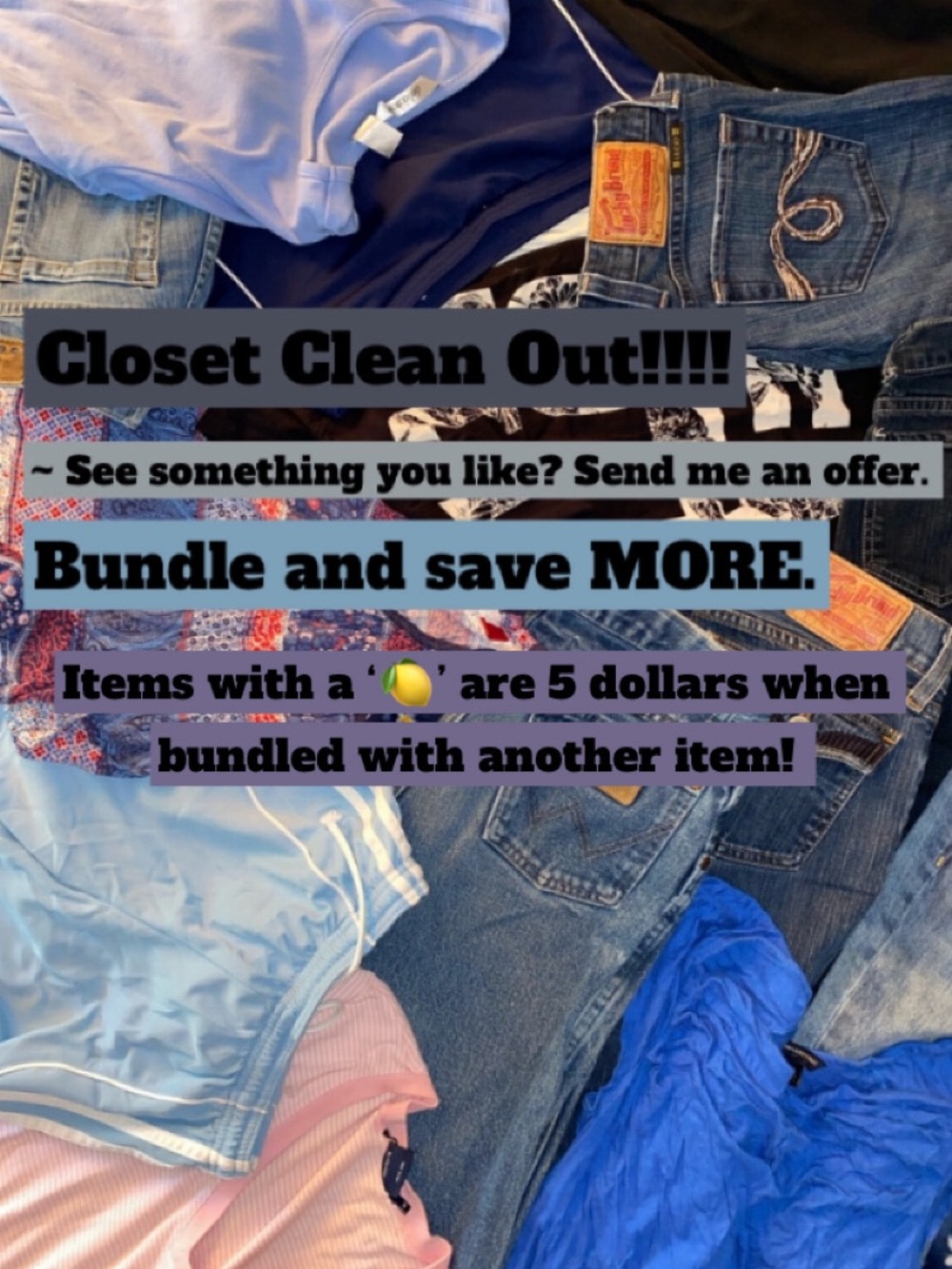 Closet clean out!!!!
